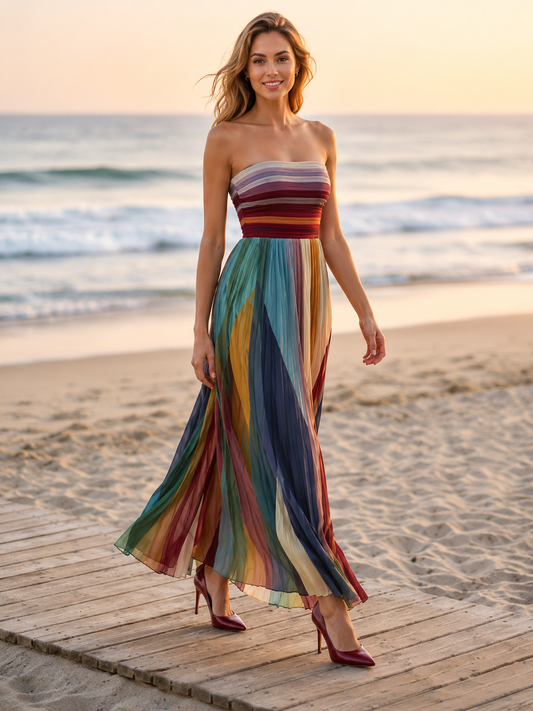 Robe Longue Bohème Élégante
